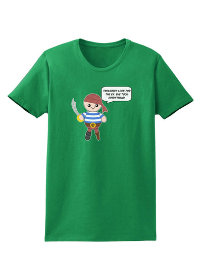 Look for the Ex - Petey the Pirate Womens Dark T-Shirt-Womens T-Shirt-TooLoud-Kelly-Green-X-Small-Davson Sales