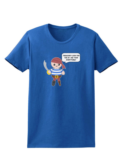 Look for the Ex - Petey the Pirate Womens Dark T-Shirt-Womens T-Shirt-TooLoud-Royal-Blue-X-Small-Davson Sales