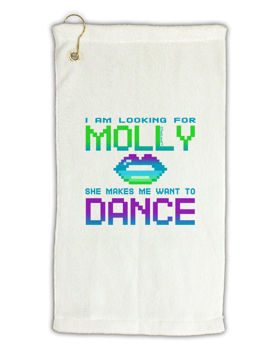 Looking For Molly Micro Terry Gromet Golf Towel 16 x 25 inch-Golf Towel-TooLoud-White-Davson Sales