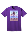 Los Angeles Beach Filter Adult Dark T-Shirt-Mens T-Shirt-TooLoud-Purple-Small-Davson Sales