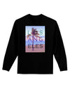 Los Angeles Beach Filter Adult Long Sleeve Dark T-Shirt-TooLoud-Black-Small-Davson Sales