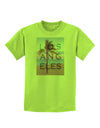 Los Angeles Beach Filter Childrens T-Shirt-Childrens T-Shirt-TooLoud-Lime-Green-X-Small-Davson Sales