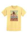 Los Angeles Beach Filter Childrens T-Shirt-Childrens T-Shirt-TooLoud-Daffodil-Yellow-X-Small-Davson Sales