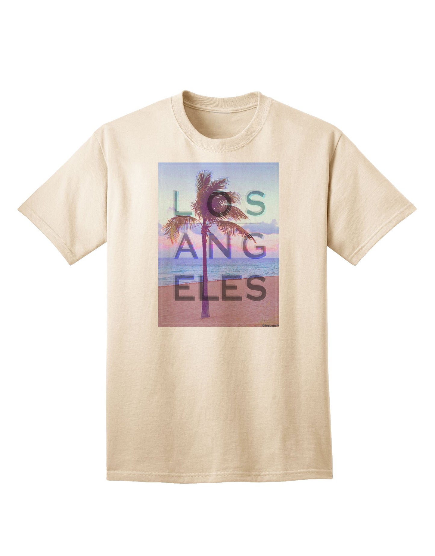 Los Angeles Beach Filter: Premium Adult T-Shirt Collection-Mens T-shirts-TooLoud-Natural-Small-Davson Sales