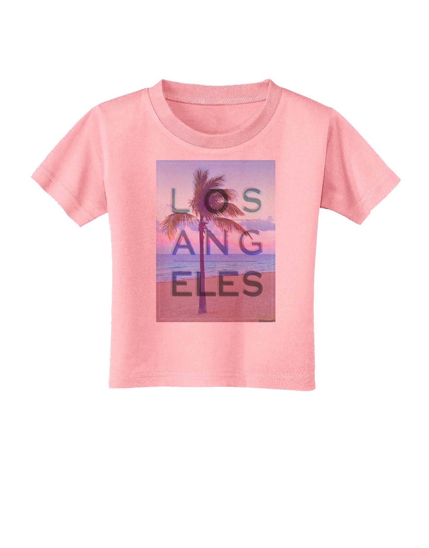 Los Angeles Beach Filter Toddler T-Shirt-Toddler T-Shirt-TooLoud-Candy-Pink-2T-Davson Sales