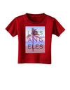 Los Angeles Beach Filter Toddler T-Shirt Dark-Toddler T-Shirt-TooLoud-Red-2T-Davson Sales