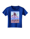 Los Angeles Beach Filter Toddler T-Shirt Dark-Toddler T-Shirt-TooLoud-Royal-Blue-2T-Davson Sales