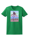 Los Angeles Beach Filter Womens Dark T-Shirt-TooLoud-Kelly-Green-X-Small-Davson Sales