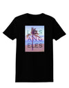 Los Angeles Beach Filter Womens Dark T-Shirt-TooLoud-Black-X-Small-Davson Sales