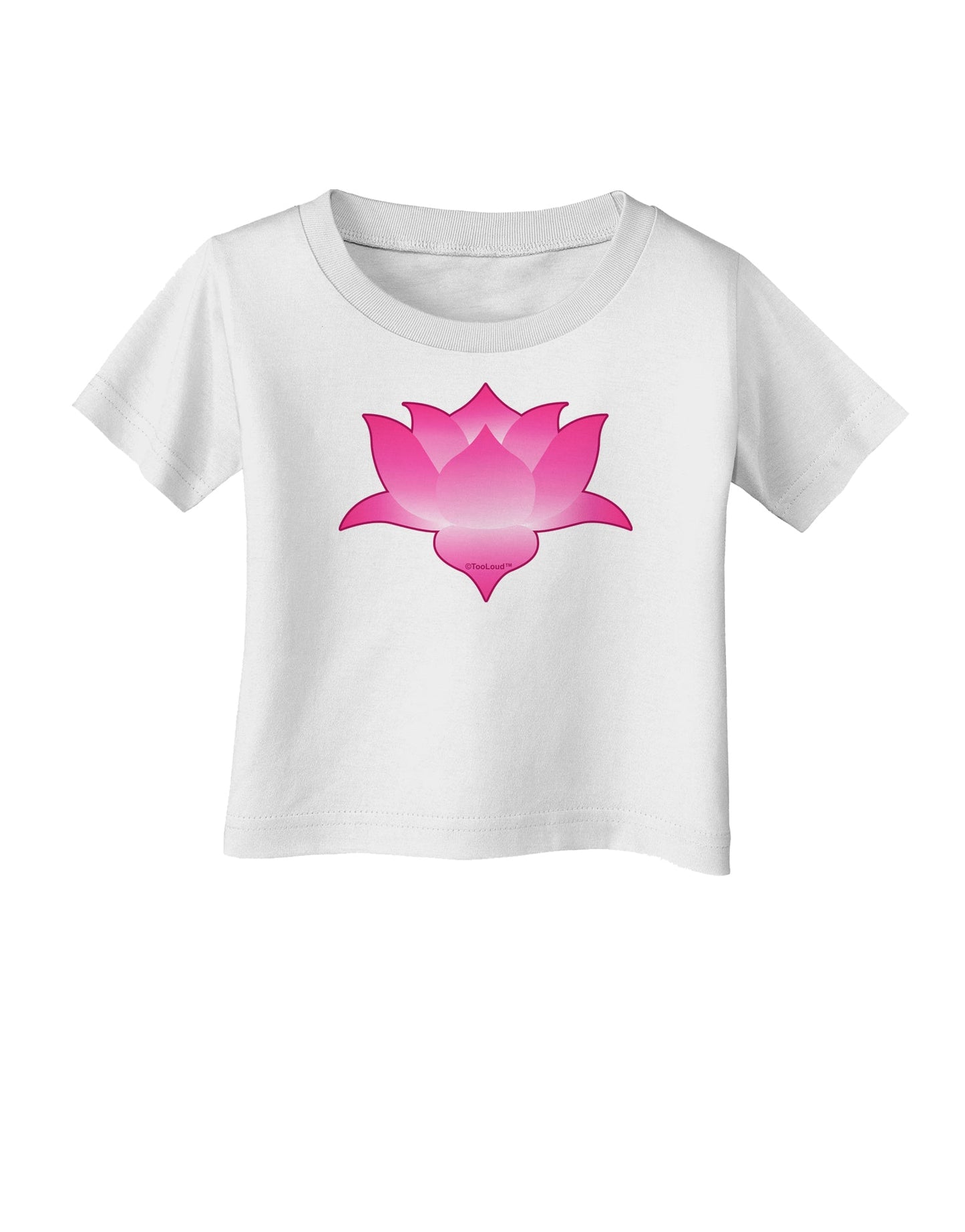Lotus Flower Design Gradient Infant T-Shirt by TooLoud-Infant T-Shirt-TooLoud-White-06-Months-Davson Sales