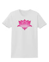 Lotus Flower Design Gradient Womens T-Shirt by TooLoud-Womens T-Shirt-TooLoud-White-X-Small-Davson Sales