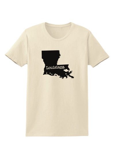 Louisiana - United States Shape Womens T-Shirt-Womens T-Shirt-TooLoud-Natural-X-Small-Davson Sales