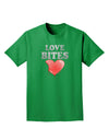 Love Bites Adult Dark T-Shirt-Mens T-Shirt-TooLoud-Kelly-Green-Small-Davson Sales