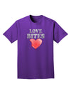 Love Bites Adult Dark T-Shirt-Mens T-Shirt-TooLoud-Purple-Small-Davson Sales