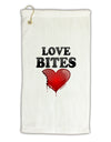 Love Bites Micro Terry Gromet Golf Towel 16 x 25 inch-Golf Towel-TooLoud-White-Davson Sales