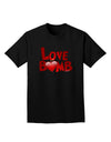 Love Bomb Text Adult Dark T-Shirt-Mens T-Shirt-TooLoud-Black-Small-Davson Sales