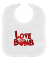 Love Bomb Text Baby Bib