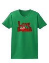 Love Bomb Text Womens Dark T-Shirt-TooLoud-Kelly-Green-X-Small-Davson Sales