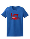 Love Bomb Text Womens Dark T-Shirt-TooLoud-Royal-Blue-X-Small-Davson Sales