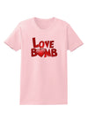 Love Bomb Text Womens T-Shirt-Womens T-Shirt-TooLoud-PalePink-X-Small-Davson Sales