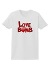 Love Bomb Text Womens T-Shirt-Womens T-Shirt-TooLoud-White-X-Small-Davson Sales