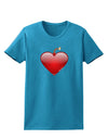 Love Bomb Womens Dark T-Shirt-TooLoud-Turquoise-X-Small-Davson Sales