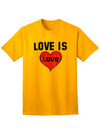 Love Is Love Adult Mens and Womens T-Shirt-Womens T-Shirt-TooLoud-Gold-Small-Davson Sales