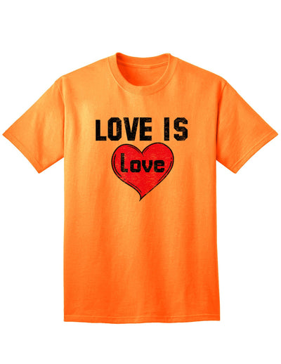 Love Is Love Adult Mens and Womens T-Shirt-Womens T-Shirt-TooLoud-Neon Orange-Small-Davson Sales