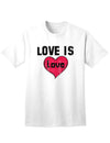 Love Is Love Adult Mens and Womens T-Shirt-Womens T-Shirt-TooLoud-White-Small-Davson Sales