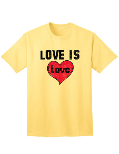 Love Is Love Adult Mens and Womens T-Shirt-Womens T-Shirt-TooLoud-Yellow-Small-Davson Sales