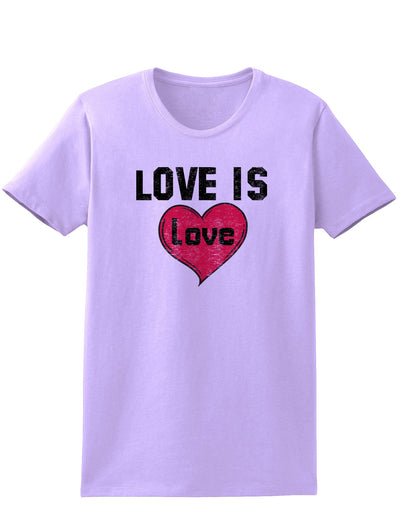 Love Is Love Adult Womens T-Shirt-Womens T-Shirt-TooLoud-Lavender-Small-Davson Sales