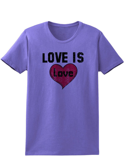 Love Is Love Adult Womens T-Shirt-Womens T-Shirt-TooLoud-Violet-Small-Davson Sales