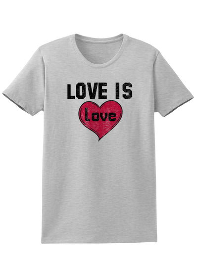 Love Is Love Adult Womens T-Shirt-Womens T-Shirt-TooLoud-Ash Gray-Small-Davson Sales