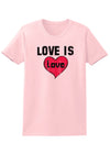 Love Is Love Adult Womens T-Shirt-Womens T-Shirt-TooLoud-Pale Pink-Small-Davson Sales