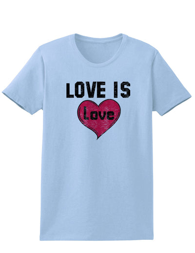 Love Is Love Adult Womens T-Shirt-Womens T-Shirt-TooLoud-Light Blue-Small-Davson Sales