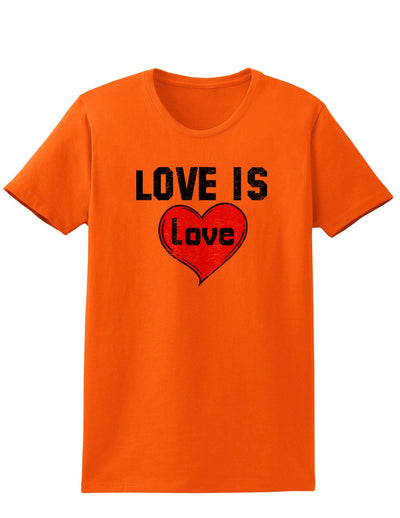 Love Is Love Adult Womens T-Shirt-Womens T-Shirt-TooLoud-Orange-Small-Davson Sales