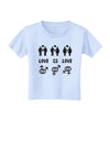 Love Is Love LGBT Marriage Equality Toddler T-Shirt-Toddler T-Shirt-TooLoud-Light-Blue-2T-Davson Sales