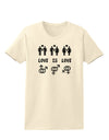 Love Is Love LGBT Marriage Equality Womens T-Shirt-Womens T-Shirt-TooLoud-Natural-X-Small-Davson Sales