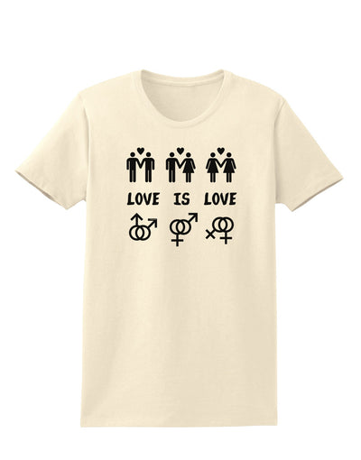 Love Is Love LGBT Marriage Equality Womens T-Shirt-Womens T-Shirt-TooLoud-Natural-X-Small-Davson Sales