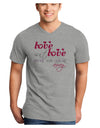 Love Isn't Love Until You Give It Away - Color Adult V-Neck T-shirt-Mens V-Neck T-Shirt-TooLoud-HeatherGray-Small-Davson Sales