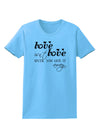 Love Isn't Love Until You Give It Away Womens T-Shirt-Womens T-Shirt-TooLoud-Aquatic-Blue-X-Small-Davson Sales