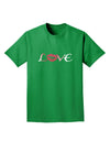 Love Kiss Adult Dark T-Shirt-Mens T-Shirt-TooLoud-Kelly-Green-Small-Davson Sales