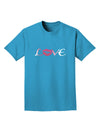 Love Kiss Adult Dark T-Shirt-Mens T-Shirt-TooLoud-Turquoise-Small-Davson Sales