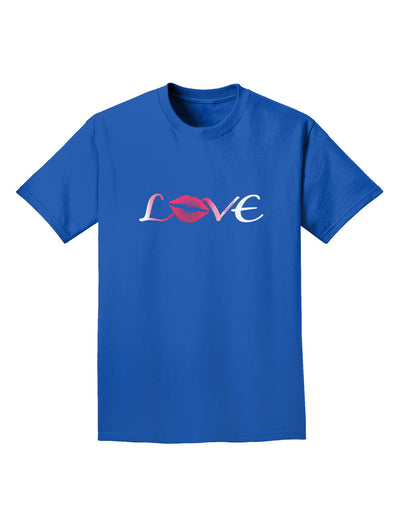 Love Kiss Adult Dark T-Shirt-Mens T-Shirt-TooLoud-Royal-Blue-Small-Davson Sales