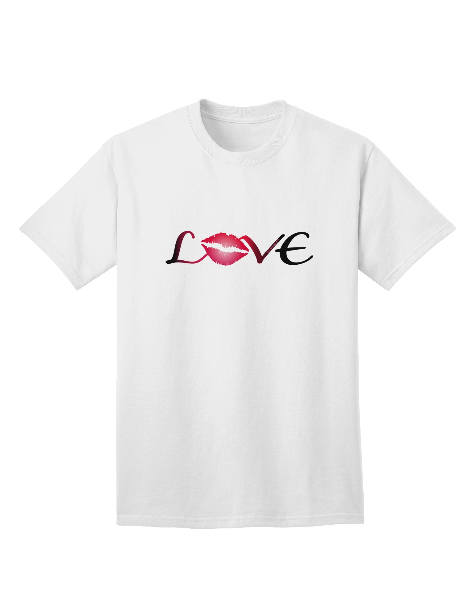 Love Kiss Adult T-Shirt-Mens T-Shirt-TooLoud-White-Small-Davson Sales