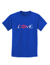 Love Kiss Childrens Dark T-Shirt-Childrens T-Shirt-TooLoud-Royal-Blue-X-Small-Davson Sales
