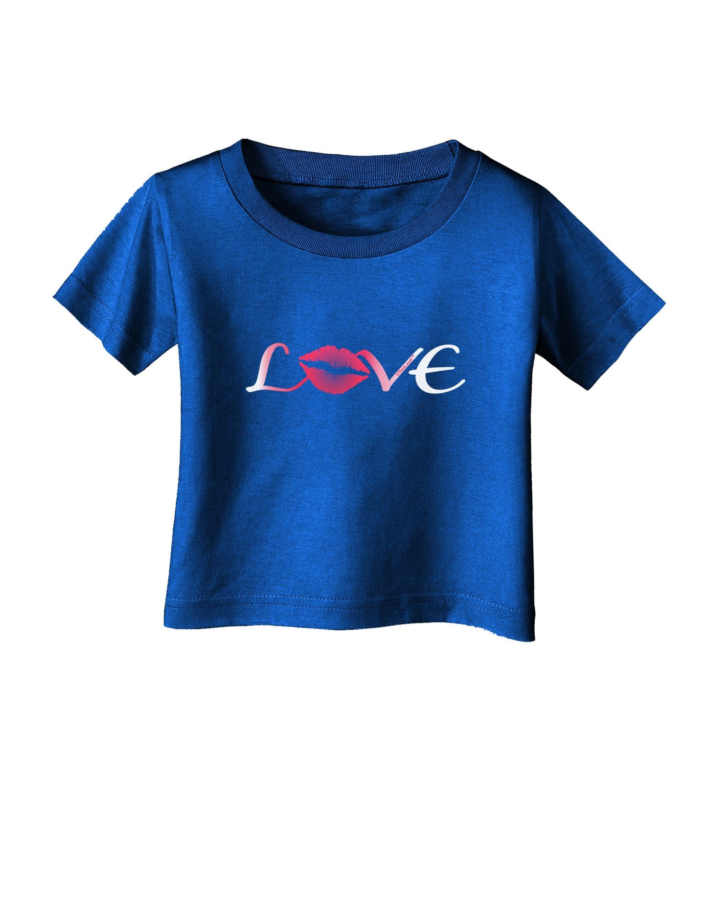 Love Kiss Infant T-Shirt Dark-Infant T-Shirt-TooLoud-Royal-Blue-06-Months-Davson Sales