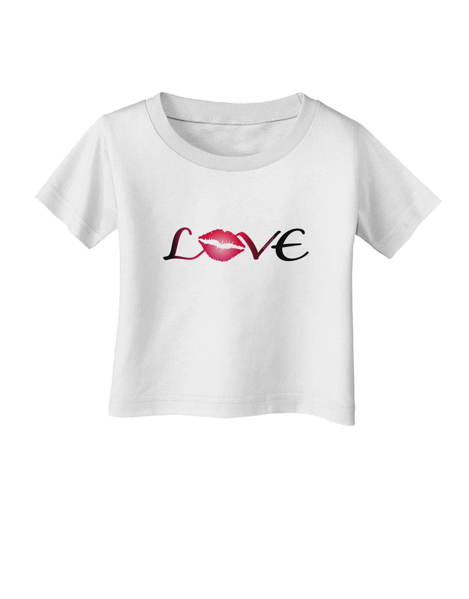 Love Kiss Infant T-Shirt-Infant T-Shirt-TooLoud-White-06-Months-Davson Sales