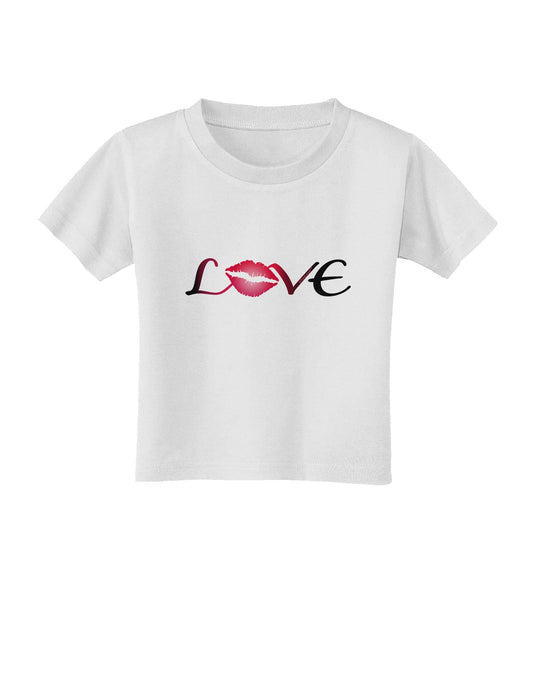 Love Kiss Toddler T-Shirt-Toddler T-Shirt-TooLoud-White-2T-Davson Sales