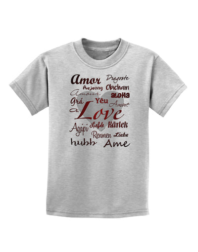 Love Languages Childrens T-Shirt by TooLoud-Childrens T-Shirt-TooLoud-AshGray-X-Small-Davson Sales